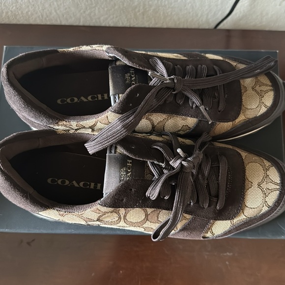 Coach Mason Sig C Jacquard/SDE KHAKI/CHESTNUT - Picture 5 of 9